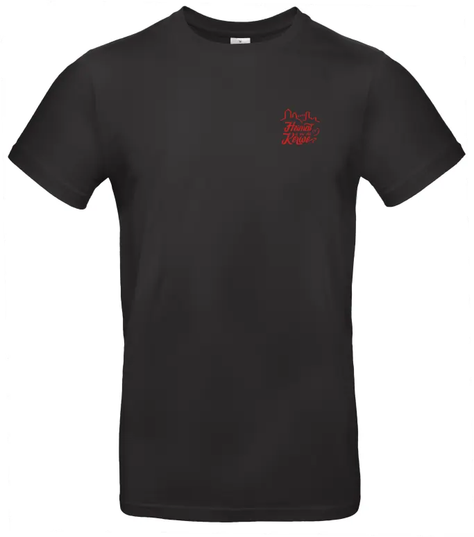 Kerwe Weinheim 2025 T-Shirt Herren, Druckfarbe Rot